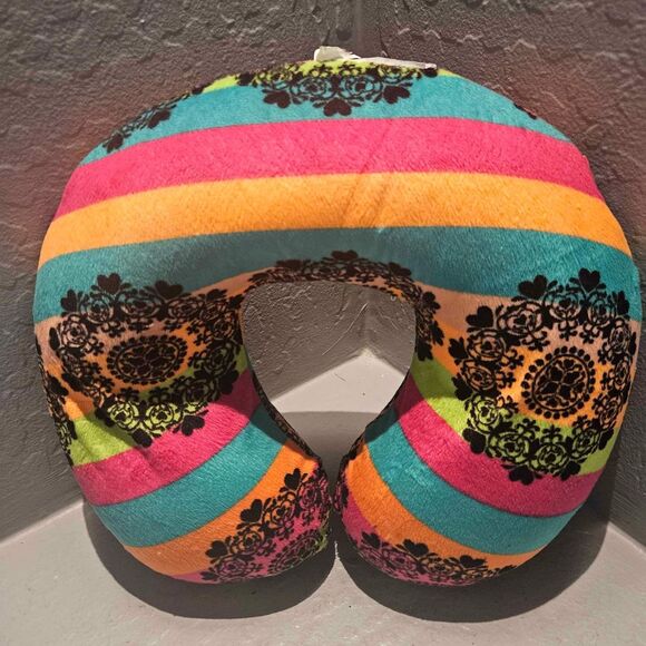 Tie Dye Memory Foam Travel Neck Pillow - Picture 1 of 4